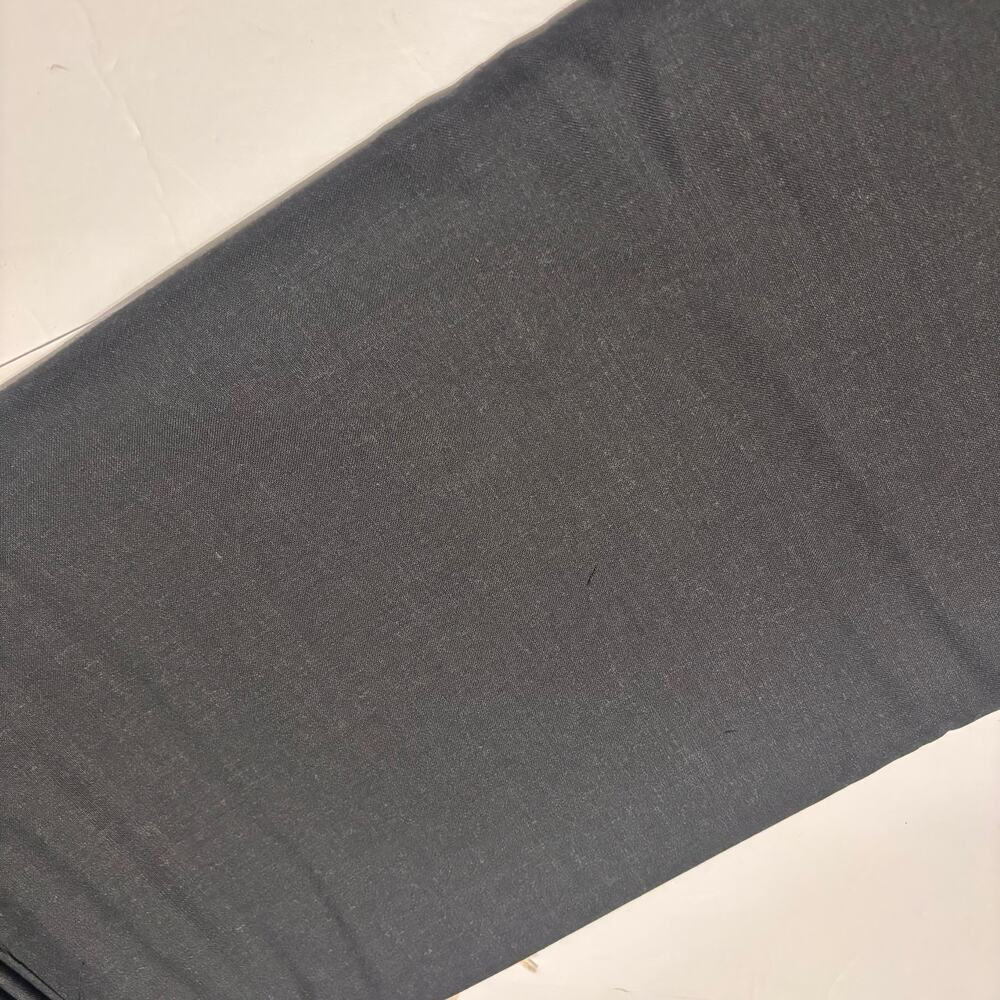 Black Lightweight Worsted Wool Fabric 60” Wide 3.25 Yds Suiting